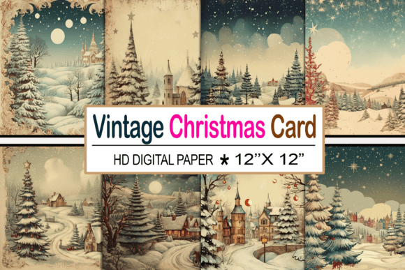 Download Vintage Christmas Card - Premium Resources