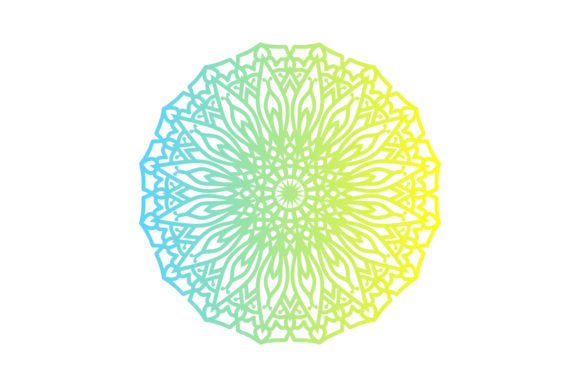 Download Mandala Icon Bohemian Style Gradient Art - Bohemian Collection